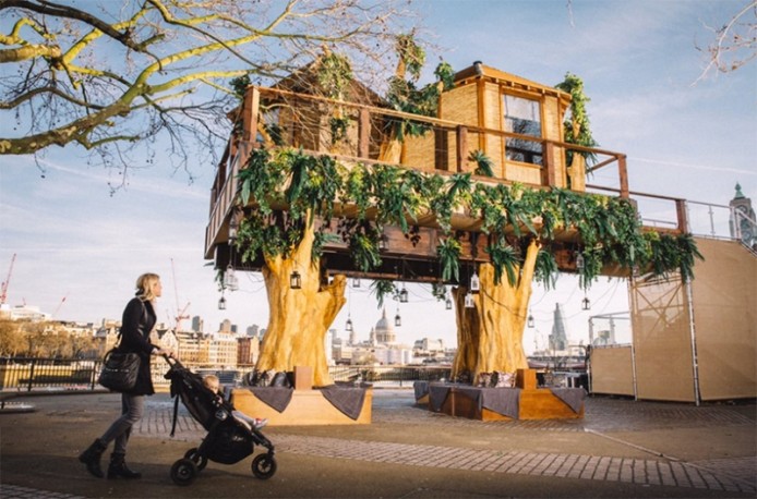 Роскошный дом на дереве от Virgin Holidays, Лондон, Великобритания.