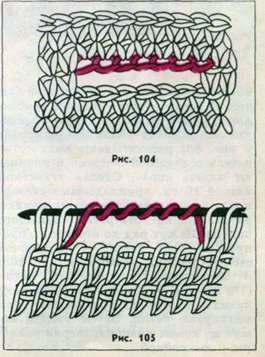  Вязание варежек крючком